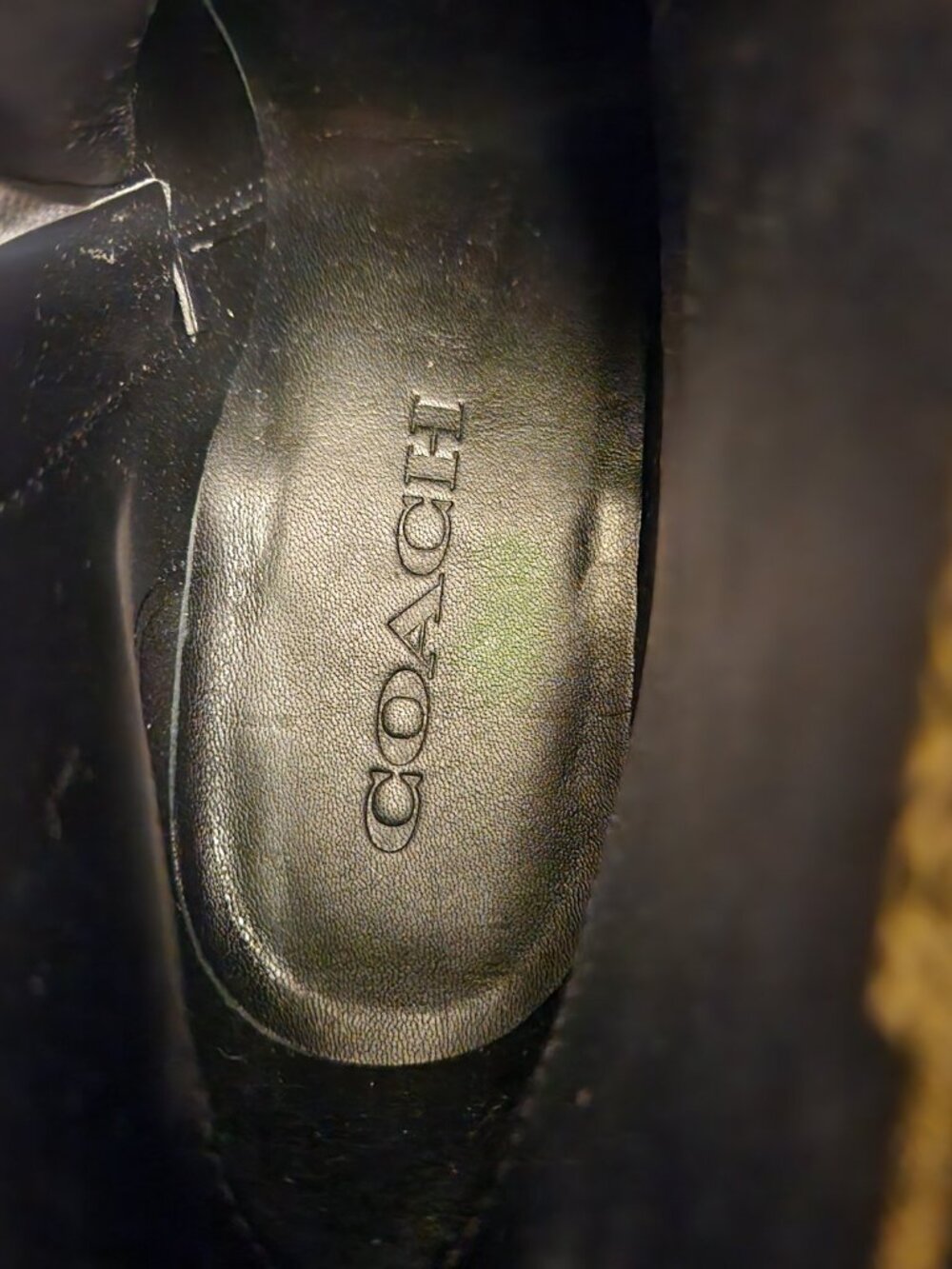 Coach "Gigi" Silver Leather Booties. NIB. Size 7 - Picture 13 of 16